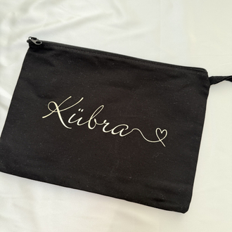 Clutch Çanta SİYAH %100 pamuk