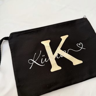 Clutch Çanta SİYAH %100 pamuk