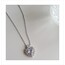 Elpis Crystal Heart | Zirkon Damla Kalp Kolye - Çelik 