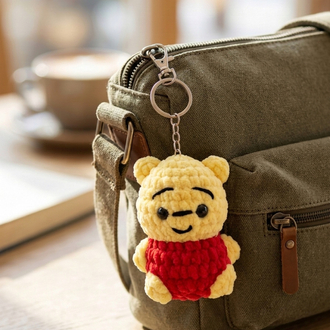 Winnie the Pooh Amigurumi Anahtarlık / Çanta Süsü 