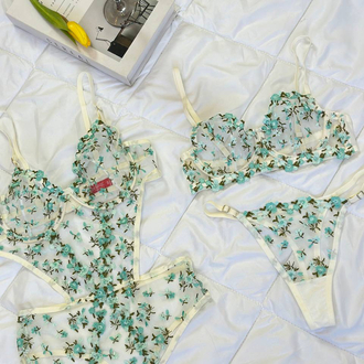 Bahar Sütyen Takım/Bodysuit Set 