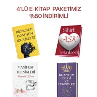 4’LÜ E-KİTAP PAKETİ (FİZİKİ KİTAP DEĞİLDİR)