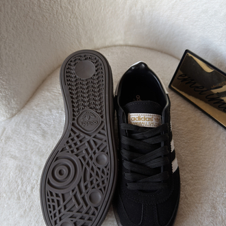 Adidas Spezial Sneaker - Siyah Süet / Beyaz Şerit