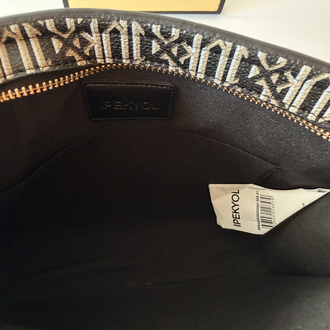 Siyah Mia Model Clutch Çanta