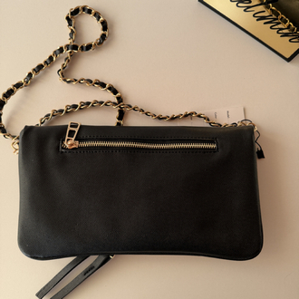 Zadig Clutch Large - Boncuksuz / Gold Havyar Desen Deri
