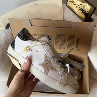 Golden Goose Superstar Silver Sneaker