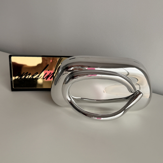 Lüks Davet Elegance Oval Clutch Çanta