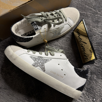 Golden Goose Superstar Silver Sneaker