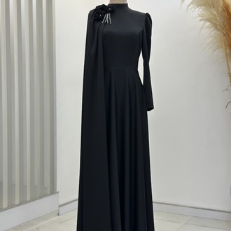 Emi Zenn Tesettür 25159-SIYAH