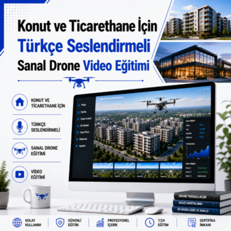 Konut ve Ticarethane İçin Türkçe Seslendirmeli Sanal Drone Video Eğitimi
