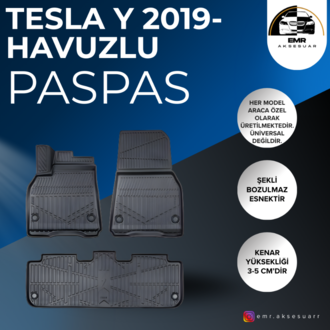 TESLA MODEL Y 2019- HAVUZLU PASPAS