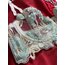 BEYAZ ÇİÇEK DESENLİ BRALET TAKIM