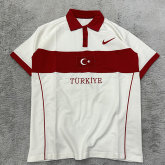 Türkiye polo yaka t-shirt beyaz