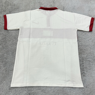 Türkiye polo yaka t-shirt beyaz