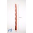 Kırmızı Konik Burgulu Şamdan Balmumu Mum ''27.5 cm''