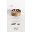 Doğal Uçucu Yağlı Aromaterapi Menekşe Kokulu Soya Mum ''LILA''