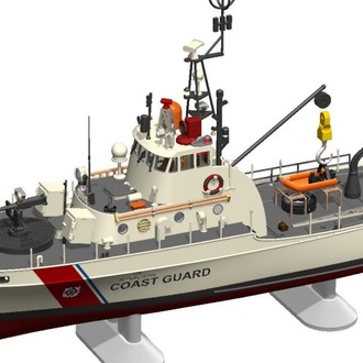 USCG Point Class Cutter 1:34 RC Ready 3D Printable Model