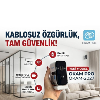 O-Kam 2027 2Mp Wi̇-Fi̇ 1 Lens 8000Mah Bataryalı