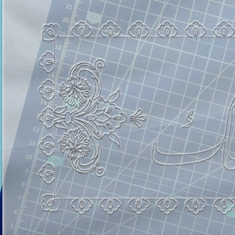Perforated Stencil 20 x 60 cm. - Ya Malikül-Mulk (Ya Malikü'l-Mulk) Calligraphy Tile Pattern
