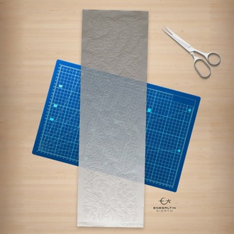 Perforated Stencil 15x60 cm. - Tree of Life Tile Pattern