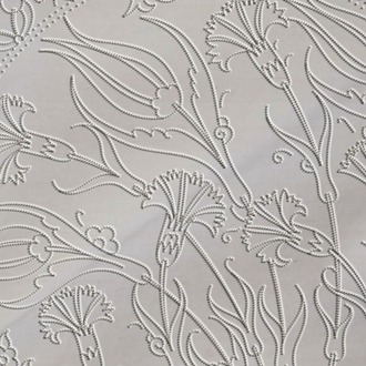 Perforated Stencil 30 cm. - Tulip Carnation Tile Plate Pattern