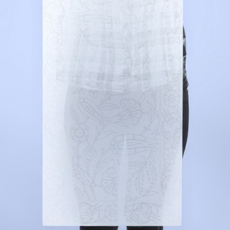 Perforated Stencil 40x100 cm. - Classic Iznik Cloud Belt Gulzar Edge Tile Pattern