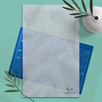 Perforated Stencil 25 x 42 cm. - Seamless Haliç Plate / Tile Pattern