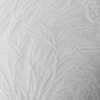 Perforated Stencil 30 cm. - Tulip Motif Tile Pattern