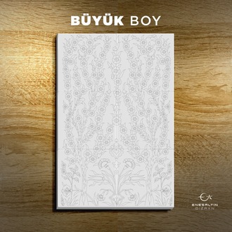Perforated Stencil 40x60 cm. Oversized - Tile Pattern with Tree of Life Motif