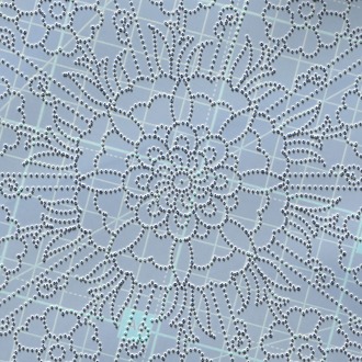 Perforated Stencil 18 cm - Penc Passionflower Tile Plate Pattern