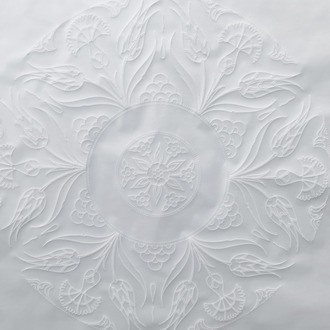 Perforated Stencil 25 cm. -  Tulip Carnation Motif Tile Pattern