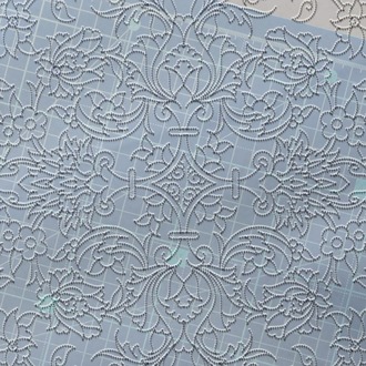 Perforated Stencil 38x38 cm. - Illumination Decoration Symmetric Hatayi Motif Plate / Tile Pattern