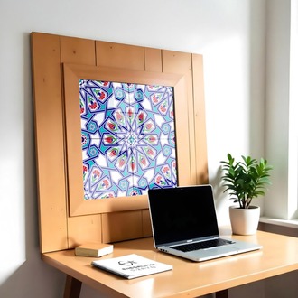 Perforated Stencil 40 x 40 cm - Star Interlace / Seljuk Star Tile Pattern