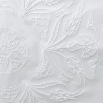 Perforated Stencil 25 cm. -  Tulip Carnation Motif Tile Pattern