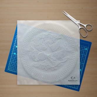 Perforated Stencil -  14th century Seljuk Principalities Period Tile Pattern