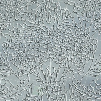 Perforated Stencil 30 cm. - Classic Iznik Pomegranate and Thorn Tile Plate Pattern