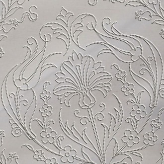 Perforated Stencil - Tulip Hyacinth Carnation Tile Plate Pattern