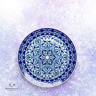 Perforated Stencil 40 cm. - Rumi Carnation Motif Tile Pattern