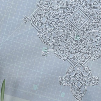 Perforated Stencil 25 x 30 cm. - Rumi Şemse Tile Pattern