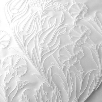 Perforated Stencil Set 4-Piece - Tulip and Carnation Motif Tile Pattern