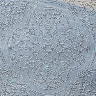 Perforated Stencil 38x38 cm. -  Illumination Decoration Rumi Motif Plate / Tile Pattern