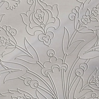 Perforated Stencil - Classic Symmetrical Quadruple Carnation Tile Plate Pattern