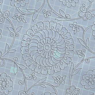 Perforated Stencil - Iznik 1570 Ivy Pench Composition Tile Pattern