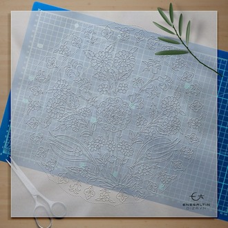 Perforated Stencil - Original Iznik 19th century Chrysanthemum Hyacinth Tulip Tile Pattern