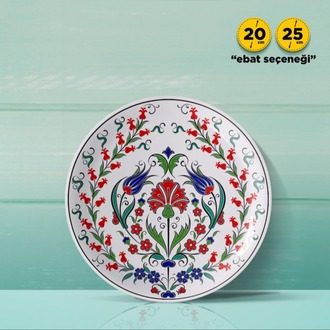 Perforated Stencil - Tulip Hyacinth Carnation Tile Plate Pattern