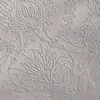 Perforated Stencil 30 cm. - Classic Iznik 1545 Symmetrical Hyacinth Hatayi Tile Plate Pattern