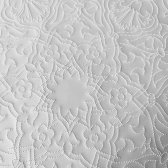 Perforated Stencil 30 cm. - Rumi Carnation Motif Tile Pattern