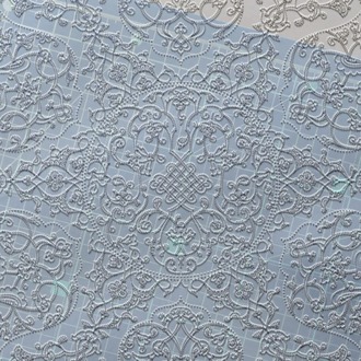 Perforated Stencil 50 cm. - Baba Nakkaş 1510 Rumi Lotus Motif Tile Plate Pattern
