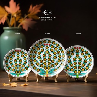 Perforated Stencil - Tree of Life Tile Plate Pattern Design