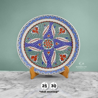 Perforated Stencil - Iznik Rumi Fish Scale Wheel Tile Pattern